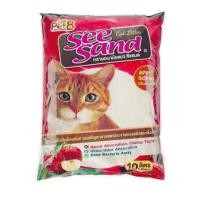 ราคา ทรายแมวภูเขาไฟ SEESAND CAT LITTER กลิ่นแอปเปิ้ล 10 ลิตร (1212909)