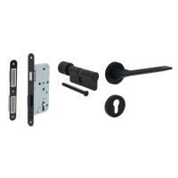 ราคา มือจับก้านโยกห้องน้ำ MORTISE HAFELE 489.11.134 สีดำ (1306613)