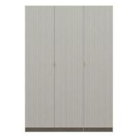 ราคา ตู้เสื้อผ้า 3 บานเปิด SB BUILT IN PLUS WARDROBE 59062801 150 ซม. สีเทา (1295349)