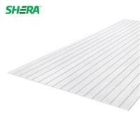 ราคา แผ่นผนัง SHERA เซาะร่องวี 3 นิ้ว ลายผิวเสี้ยน 120x240x0.6 ซม. สีธรรมชาติ (1127953)