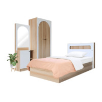 ราคา ชุดห้องนอน 3.5 ฟุต WISDOM DESIGN FURNITURE รุ่น ARISTA 1 สี แอช/ขาว (888216600264)