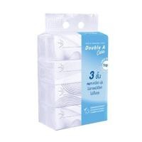 ราคา กระดาษเช็ดหน้า DOUBLE A CARE PURE & PREMIUM SOFT PACK 130 แผ่น (แพ็ก 4 ชิ้น) (1303760)