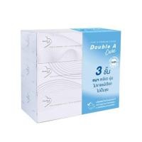 ราคา กระดาษเช็ดหน้า DOUBLE A CARE PURE&PREMIUM 90 แผ่น (แพ็ก 3 ชิ้น) (1303786)