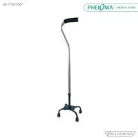 ราคา ไม้เท้าช่วยพยุง 4 ขาแคบ PHENOMA สีเงิน ปรับระดับได้ 10 ระดับ (888203400069)