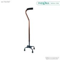 ราคา ไม้เท้าช่วยพยุง 4 ขาแคบ PHENOMA สีทองแดง ปรับระดับได้ 10 ระดับ (888203400068)