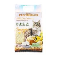 ราคา ทรายแมวเต้าหู้ PETUS กลิ่นป๊อปคอร์นเนย 6 ลิตร (1287640)