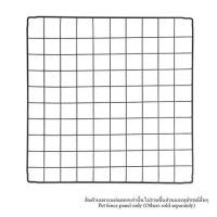 ราคา แผ่นคอกสัตว์เลี้ยง PETUS 45x45 ซม. สีดำ (1288496)