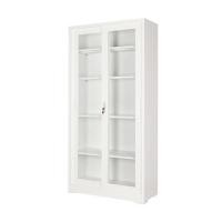 ราคา ตู้เหล็กสูง บานเลื่อนกระจก FURDINI KULLEN FYD-W016 90 ซม. สีขาว (1296553)