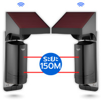 ราคา เลเซอร์กันขโมย ไร้สายพร้อมแบตเตอรี่ SebO รุ่น LASER+ สำหรับประตูรั้ว (สินค้าไม่รวมติดตั้ง) (888115700074)