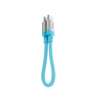 ราคา สายชาร์จเร็ว CUKTECH รุ่น CTC615S 6A 240W USB-C ยาว 15 ซม. สีฟ้า (รองรับการชาร์จ PD3.1) (888143500099)