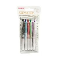 ราคา ปากกาเจล ZEBRA SARASA 0.5 ด้ามพาสเทล แพ็ค 5 ด้าม (888199200003)