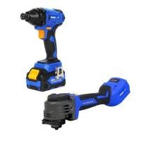 ราคา ชุดไขควงกระแทกและเครื่องเจียรไร้สาย (พร้อมแบตเตอรี่และแท่นชาร์จ) PUMA PM-223BL+PM490BL 20 โวลต์ (1235348)