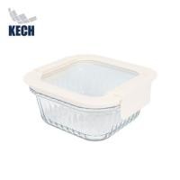 ราคา กล่องอาหารแก้วจัตุรัส KECH BELLA 0.52 ลิตร สีขาว (1297844)