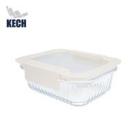 ราคา กล่องอาหารแก้วผืนผ้า KECH BELLA 0.64 ลิตร สีขาว (1297826)