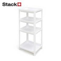 ราคา ชั้นวางของ 4 ชั้น STACKO FLEXI 32x42.5x101 ซม. สีขาว (1302555)
