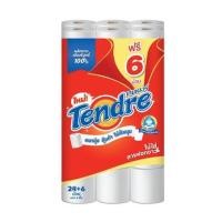 ราคา กระดาษชำระ TENDRE (แพ็ก 24+6) (1303929)
