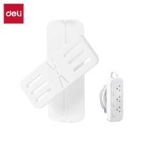 ราคา ที่เก็บสายปลั๊กไฟ ที่แขวนปลั๊กไฟติดพนัง Deli VS6206-WH-01 สีขาว (888134600093)