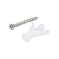 ราคา พุกผีเสื้อพร้อมสกรู DEXZON 7x1-1/2 นิ้ว (แพ็ก 20 ชิ้น) (1231846)