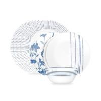 ราคา ชุดจานชาม CORELLE BOTANICAL STRIPES (ชุด 12 ชิ้น) (1307979)