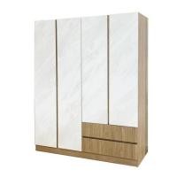 ราคา ตู้เสื้อผ้า 4 บานเปิด FURDINI TERRA 160 ซม. สีโอ๊ค/ลายหิน (1269678)