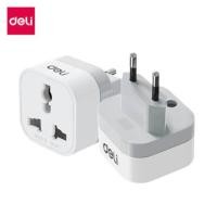 ราคา ปลั๊กอแดปเตอร์ DELI ET738EU-WH-01 มาตรฐานยุโรป (888134600325)