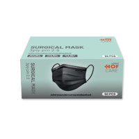 ราคา Hofcare หน้ากากอนามัย 3 ชั้น สีดำ บรรจุ 50 ชิ้น (888134800456)