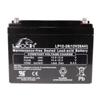 ราคา แบตเตอรี่แห้ง LEOCH LP12-28 (12V 28AH) สำหรับเครื่องสำรองไฟฟ้า UPS (888224000011)