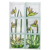 ราคา อิฐแก้ว 19x19x8 ซม. ช้างแก้ว ชุดปักษาสวรรค์ สีเขียว (1240349)