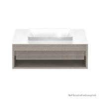 ราคา Cotto ตู้เก็บของใต้อ่างล้างหน้าแบบแขวนผนังสำหรับอ่าง รุ่น V00111