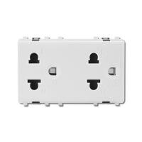 ราคา เต้ารับคู่ 3 ขา มีม่านนิรภัย SCHNEIDER 3426UEST2M สีขาว แพ็ก 20 ชิ้น (1226527)