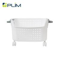 ราคา ตะกร้าผ้าเหลี่ยมเตี้ยมีล้อ PLIM OLIS SIZE M สีขาว (1297460)