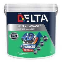 ราคา สีน้ำทาภายใน ชนิดด้าน DELTA 4D ADVANCE 2IN1 BASE B 2.5 แกลลอน (1305494)