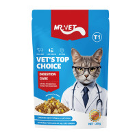 ราคา อาหารแมวผสมฟรีซดราย MR.VET สูตร T1 HOLISTIC รสไก่และเนื้อวัว 300 กรัม (888192500003)