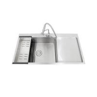 ราคา AXIA ซิงค์ฝังสแควร์ 1หลุม 1ที่พัก รุ่น TRITON 10050