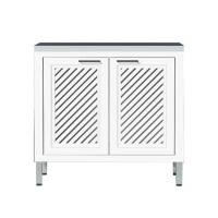 ราคา ตู้ตั้งพื้น CABIN HARPER ท็อปเรียบ 90x85 ซม. สีขาว (1251298)