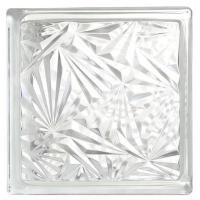 ราคา อิฐแก้ว 19x19x8 ซม. JING HUA ไอซ์ฟลาวเวอร์ สีใส (1304103)