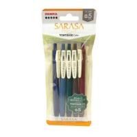 ราคา ปากกาเจล ZEBRA VINTAGE 0.5 แพ็ค 5 ด้าม/สี (SET A) (888199200007)