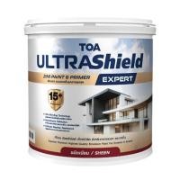 ราคา สีน้ำทาภายใน-ภายนอก ชนิดเนียน TOA ULTRASHIELD EXPERT UH100 สีขาว 9 ลิตร (1306358)
