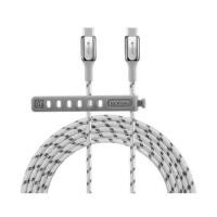 ราคา สายชาร์จ USB-C TO USB-C MAZER M-PL3PRO-240C125-WH 3IN1 ยาว 1.25 เมตร สีขาว (888144500269)