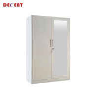 ราคา ตู้เสื้อผ้าเหล็ก บานเปิด 2 ประตู DECENT ลายไวท์ 120ซม. (888184000016)