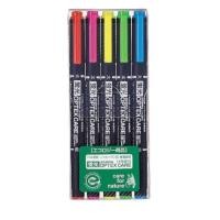 ราคา ปากกาไฮไลท์ 2 หัว ZEBRA OPTEX CARE 5C แพ็ค 5 สี (888199200027)