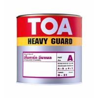 ราคา สีงานอุตสาหกรรม TOA HEAVY GUARD EPOGUARD PART A+B 7040 สีเทา 1 แกลลอน (1140006)