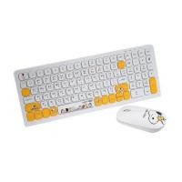 ราคา ชุดคีย์บอร์ดและเมาส์ไร้สาย ANITECH SNP-PA814 ลายสนูปปี้ สีขาว (1301429)