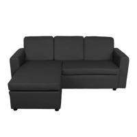 ราคา โซฟาเข้ามุม 3 ที่นั่ง FURDINI RALPHS สีดำ (1284593)