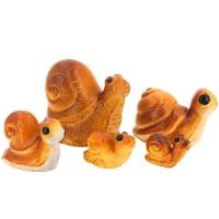 ราคา ตุ๊กตาปูนตกแต่งชุดหอยทาก 5 ชิ้น KORAT SANGSUWAN POTTERY 12 ซม. สีน้ำตาล (888208700010)