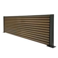 ราคา รั้วบังตาทึบ SUNSHIELD F124 SET A 1.0x2.4 ม. สีวอลนัท (1297099)