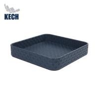 ราคา ถาด PVC KECH PETRA 23x23x4 ซม. สีน้ำเงิน (1303184)