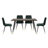 ราคา ชุดโต๊ะทานข้าว 4 ที่นั่ง SB FURNITURE TARISH 59022843 สีน้ำตาล (1307269)