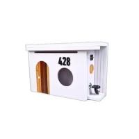 ราคา ตู้จดหมาย KAF รุ่น MB01-F1 ประตูไม้ มินิมอล แถมเลขที่บ้าน ล็อคได้ (888211600173)