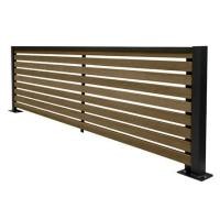 ราคา รั้วบังตาโปร่ง SUNSHIELD S130 SET A 1.0x3.0 ม. สีวอลนัท (1297103)